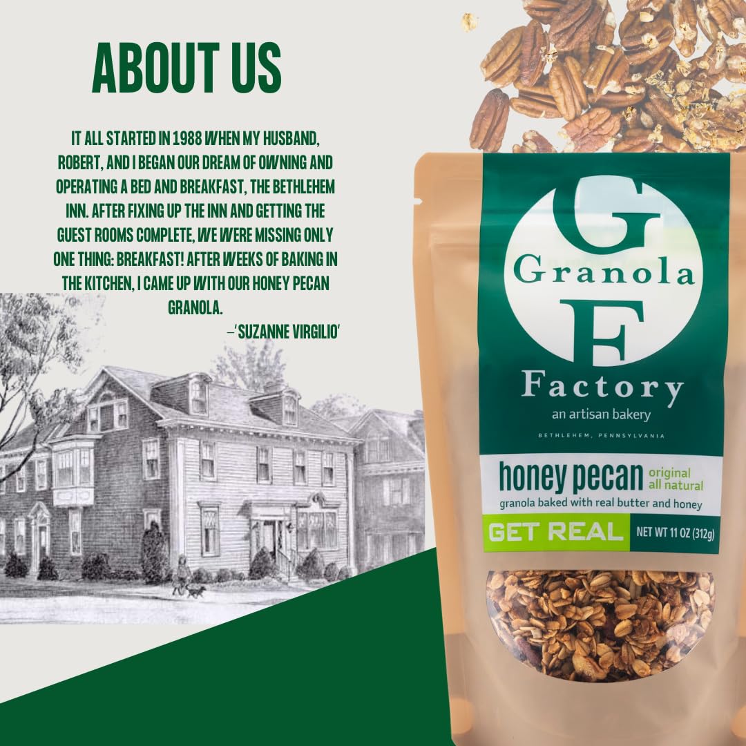 Family Size All-Natural Honey Pecan Granola (2 Pack)