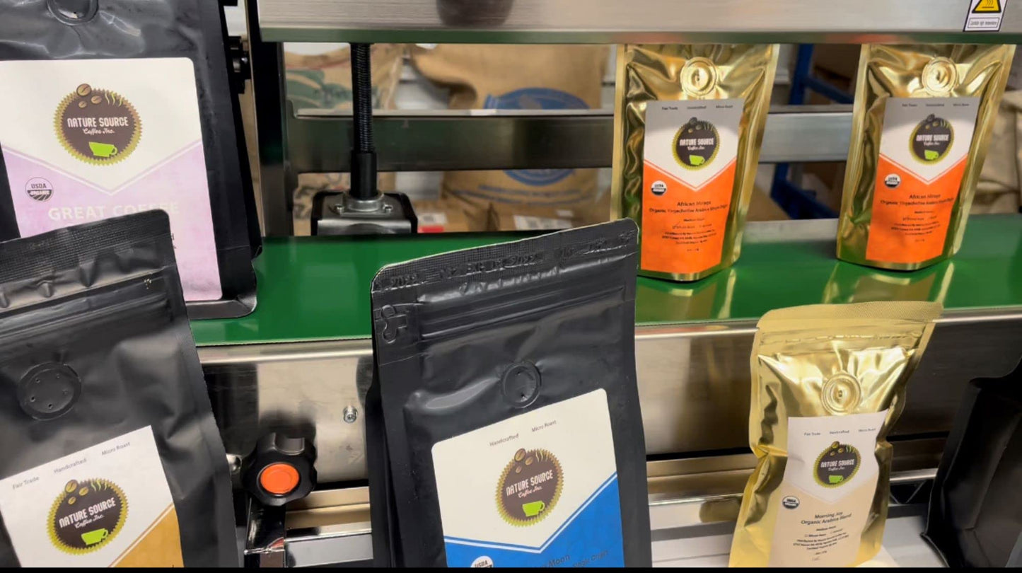 Half Caff Blend Swiss Water | Organic | 100% Arabica | Medium Roast | California Fresh Roasted (Ground 2lb)