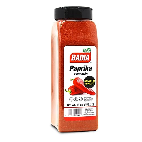 Badia Smoked Paprika, 16 oz - Rich, Smoky Flavor for Cooking, Grilling & Seasoning, All-Natural Spice