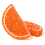 NY Spice Shop Orange Fruit Slices Candy - 8 Ounce Citrus Flavor Chewy Jelly Fruit Slices Candy - Old Fashioned Sliced Orange Fruits Gummies - Gummies