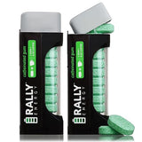Rally Energy Caffeine Gum, Sugarless Gum with 60 mg of Caffeine for Fast-Acting Energy, Stay Alert, Long-Lasting, Natural Peppermint Flavor (2 Pack