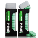 Rally Energy Caffeine Gum, Sugarless Gum with 60 mg of Caffeine for Fast-Acting Energy, Stay Alert, Long-Lasting, Natural Peppermint Flavor (2 Pack