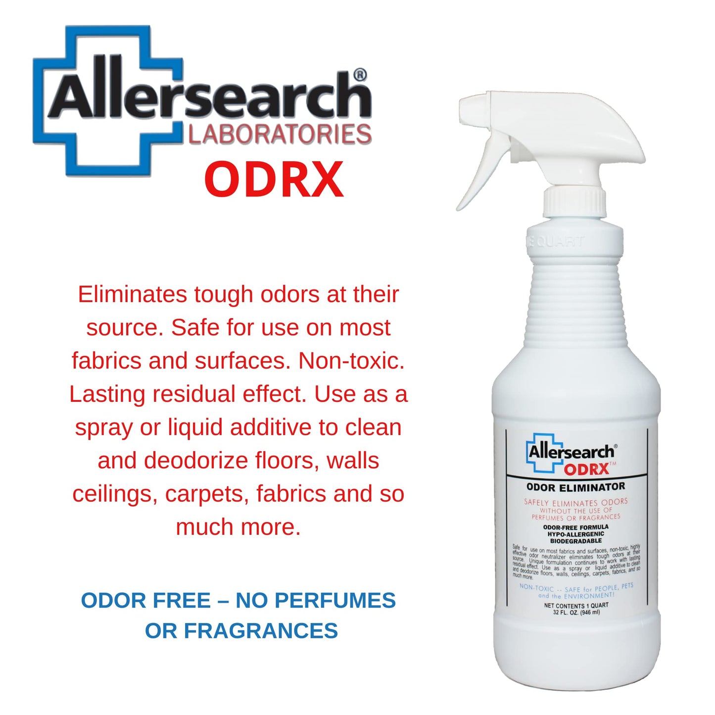 Allersearch ODRX Odor Eliminator 128-Ounce
