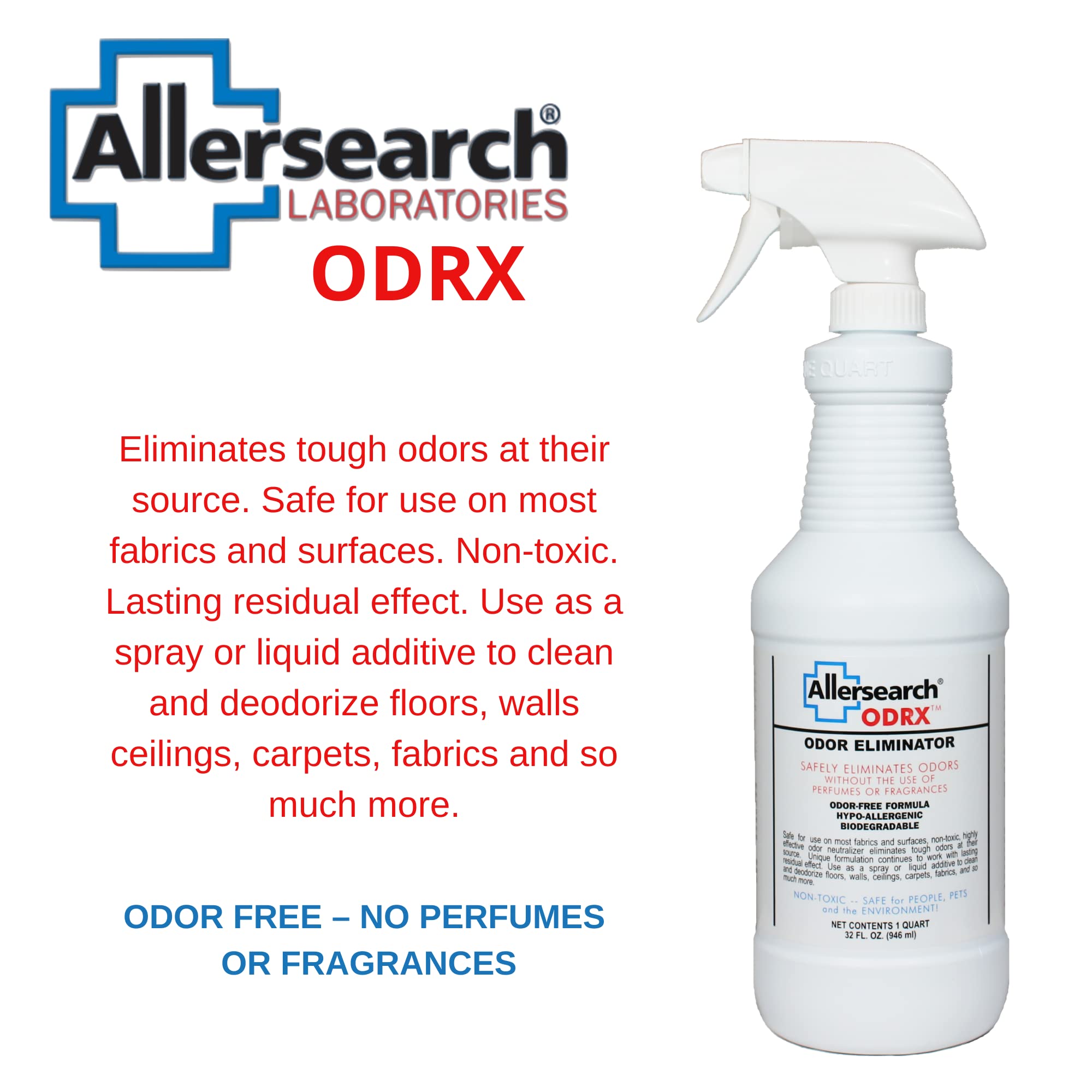 Allersearch ODRX Odor Eliminator 128-Ounce