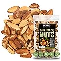 Premium Wild Harvested Raw Brazil Nuts, 1 lb (16oz) - High Selenium, Batch Tested Peanut & Gluten Free, Non-GMO, Kosher, Resealable Bag