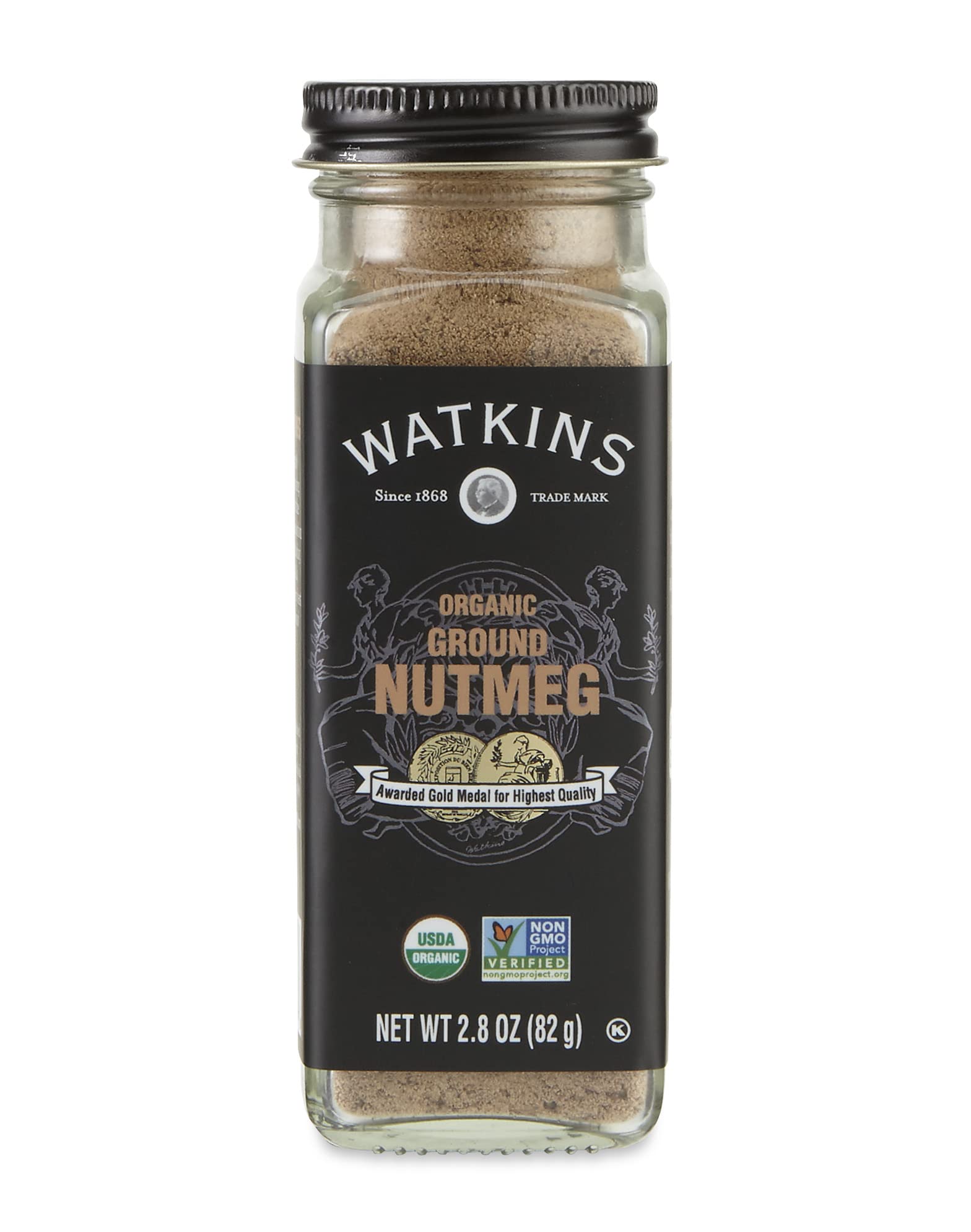 Watkins Gourmet Organic Spice Jar, Ground Nutmeg, 2 8 Ounce
