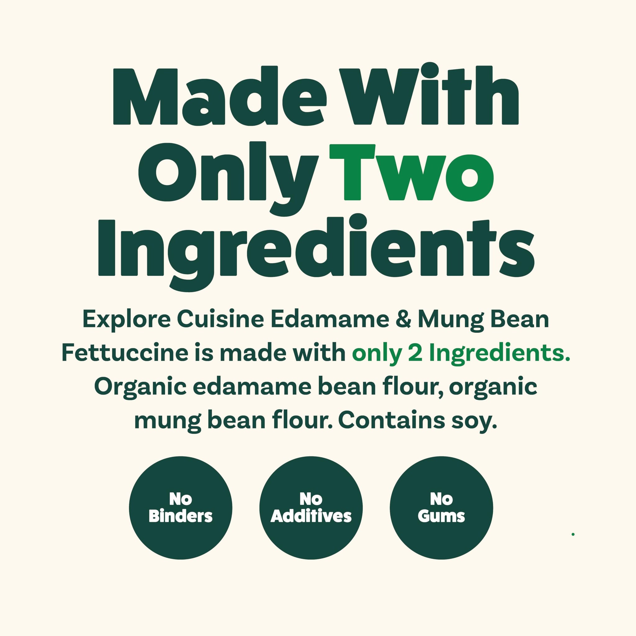 Explore Cuisine Organic Edamame & Mung Bean Fettuccine -Easy-to-Make Pasta - High in Fiber and Plant-Based Protein - Non-GMO, Gluten Free, Vegan, 8 oz