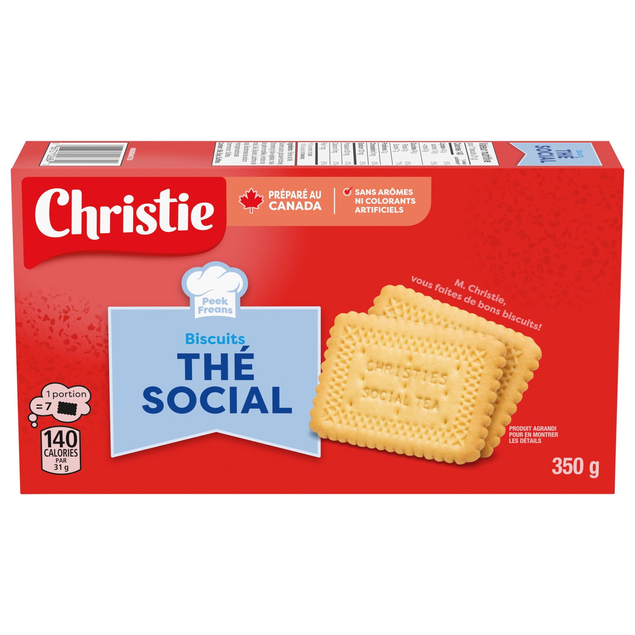 Christie Peek Freans Social Tea Cookies, 350g/12.3 oz {Imported from Canada}