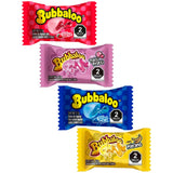 Bubbaloo Bubble Gum Mexican Chewing Gum Assortment | 200 Count Variety Bulk Pack | Strawberry, Banana, Tutti Frutti & Blueberry Juicy Center Bubble