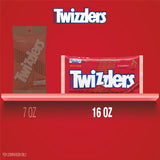 Twizzlers, Twists Strawberry Flavored Licorice Style, Chewy Candy Bag, 16 Ounce