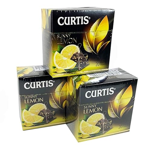 Black Tea Pyramids, Sunny Lemon Citrus (pack of 3)