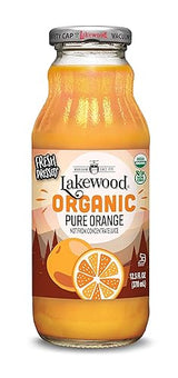 Lakewood Organic PURE Orange, Fresh Pressed, (12.5 Fl Oz (Pack of 12))