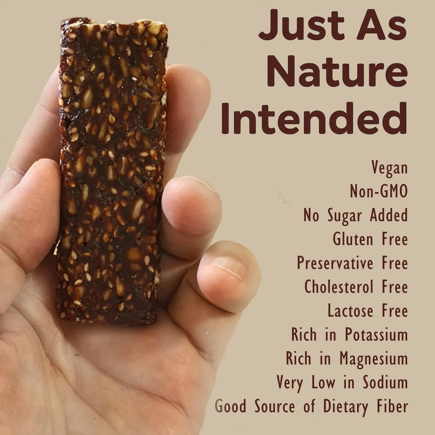 Fruit Nut Seed Healthy Snacks Pack, Medjool Date Cashew Cranberry Bars, Vegan, Gluten Free, No Sugar Added Energy Bar, 12 Ct (1.3 oz each)