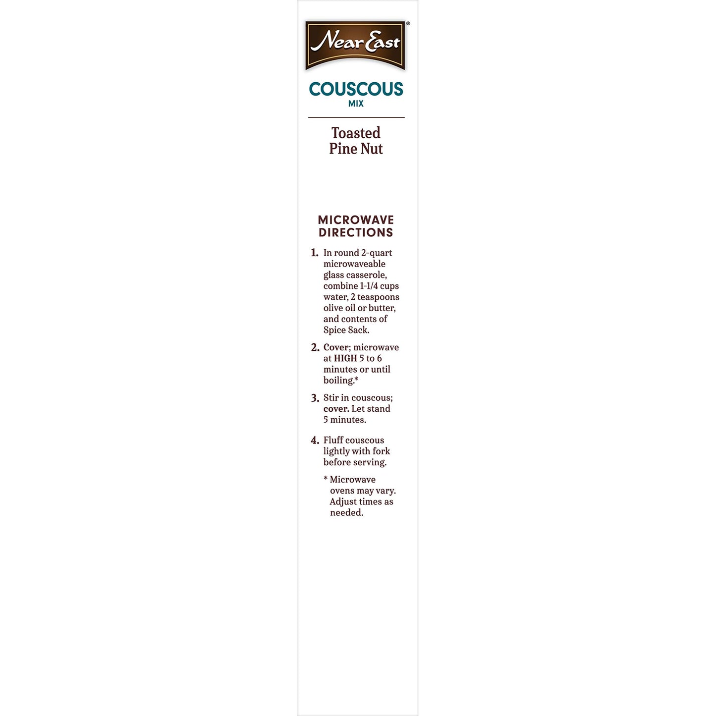 Near East Toasted Pine Nut Couscous Mix 5.6 oz (Pack of 12)