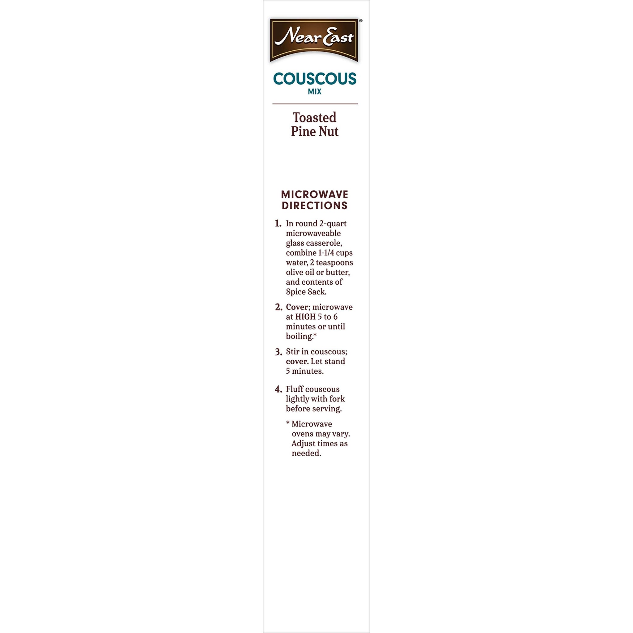 Near East Toasted Pine Nut Couscous Mix 5.6 oz (Pack of 12)