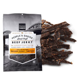 People’s Choice Beef Jerky - Tasting Kitchen - Orange Honey Teriyaki - Sweet & Savory - 8g Protein - Made in USA - 1 Pound (16 oz) Bag