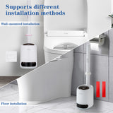 PeiTuSengJin Disposable Toilet Cleaning System,with 32 Refill Heads and Holder,3 Fragrant Tablet, Toilet Wand Kit,Toilet Brush and Holder Set (1+32)