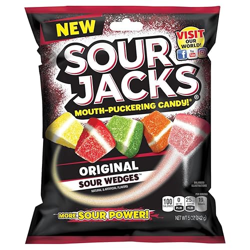 Sour Jacks, Sour Wedges Original, 5 Ounce