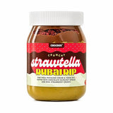 Strawtella: Dubai Dip with Hazelnut Cream & Crunchy Strawberries