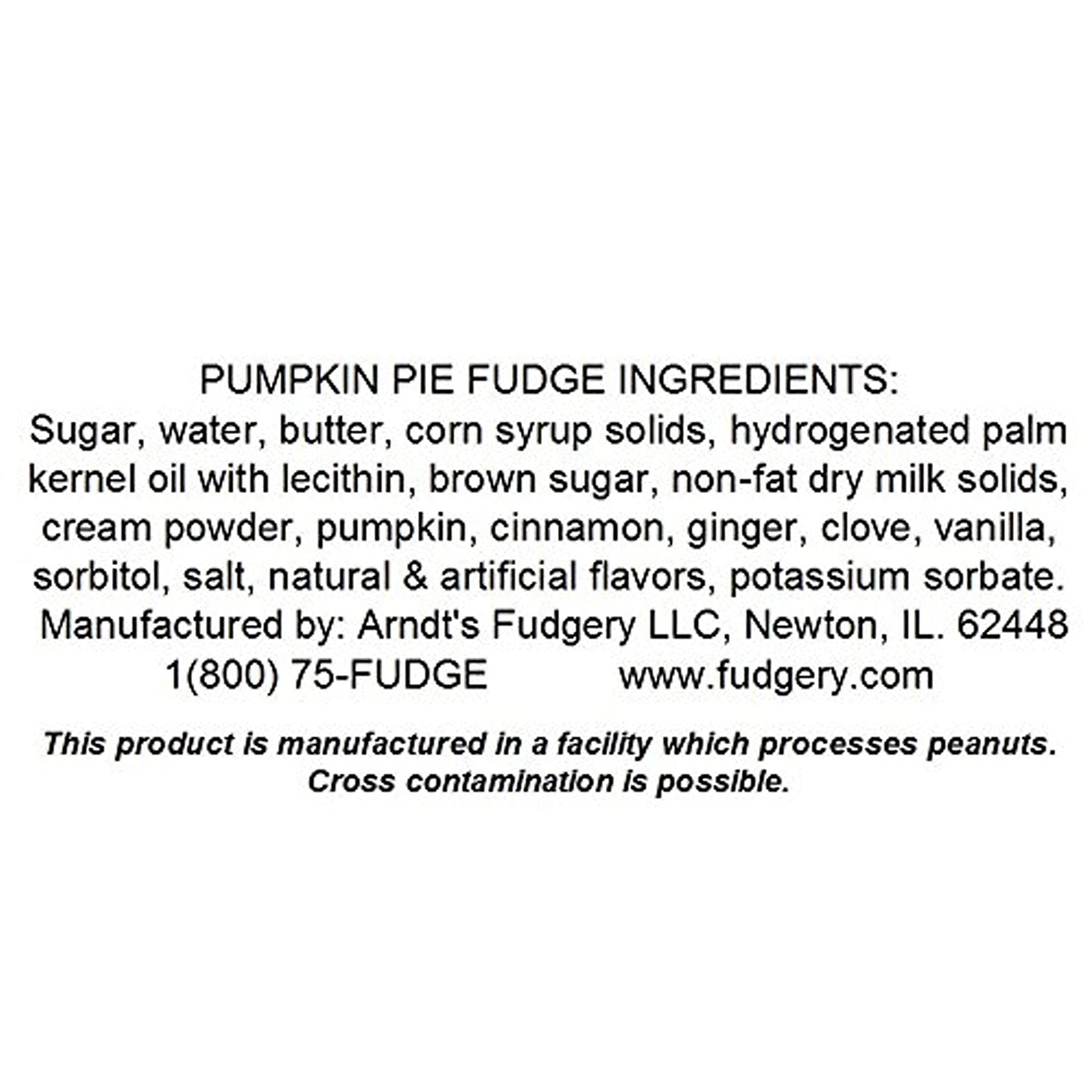 The Amish-Buggy Creamy Fresh Made 7 Pound Slabs Fudge (Pumpkin)