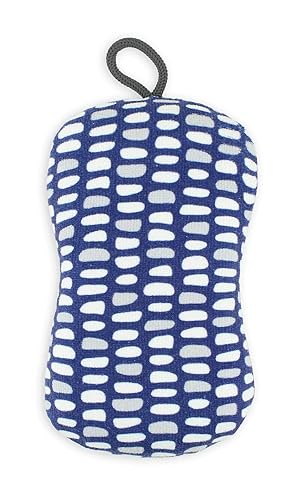 MÜkitchen Premuim Sponge for Dishes and Household Cleaning | Microfiber Print and Non-Scratch Scrub Pad (Stones)