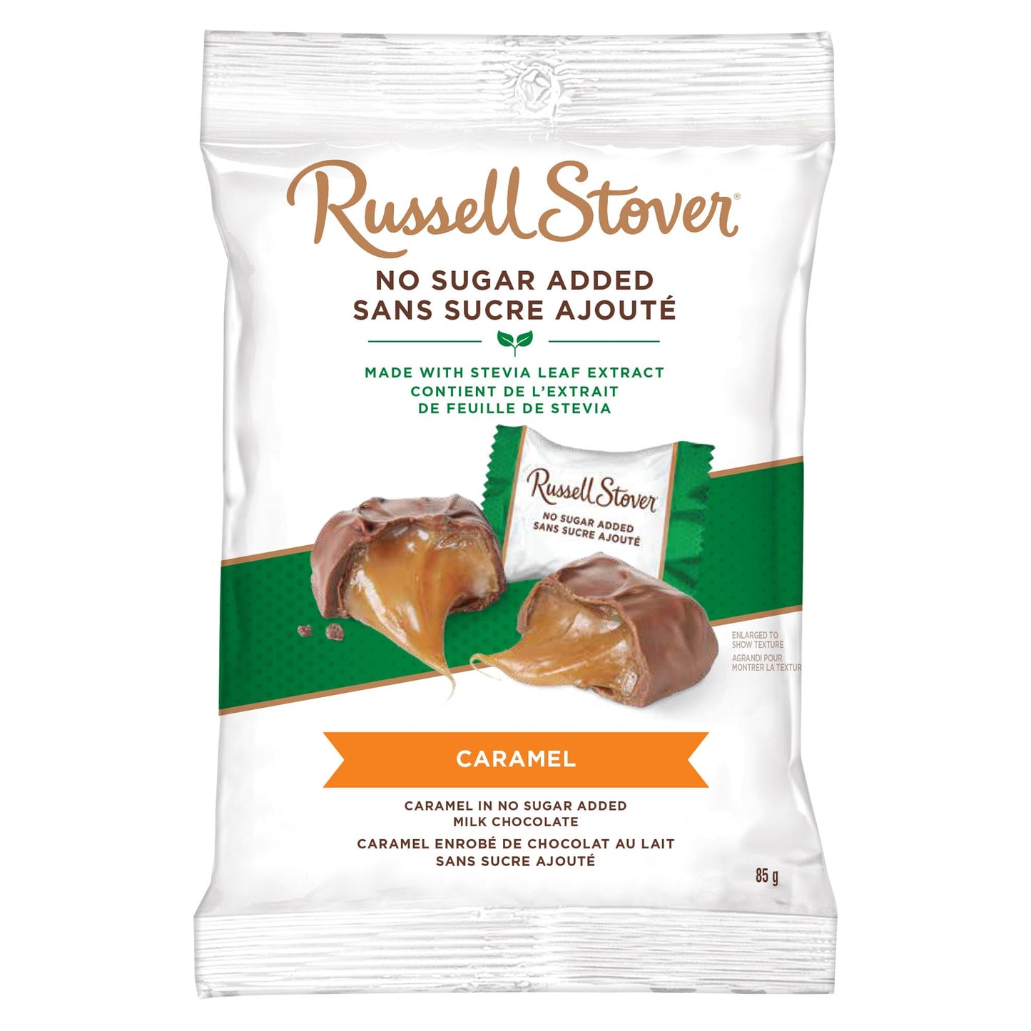 Russell Stover Sugar Free Butter Cream Caramels, 3 oz. Bag (Original Version)