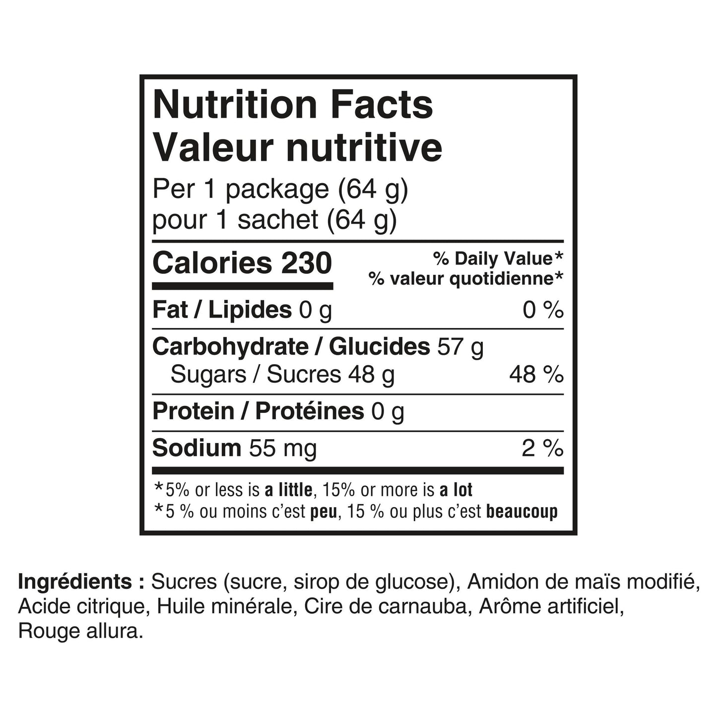 18ct Maynard's Swedish Berries (64g / 2.2oz per packet)