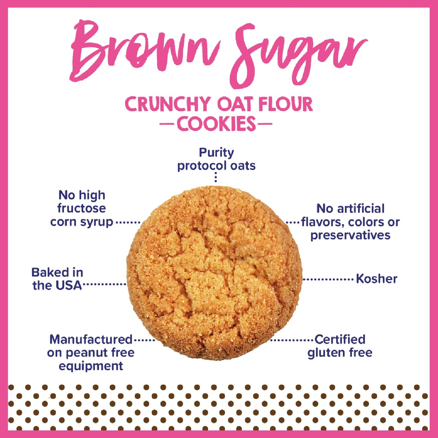 Goodie Girl, Mini Brown Sugar Cookie Cookies | Gluten Free, Peanut Free (3 Pack)