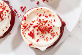 Bakerpan Red Nonpareils Sprinkles - 7 Ounces Red Sprinkles for Cake Decorating - Edible Nonpareils for Cupcakes, Ice Cream, Cake Decorations (Made in