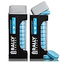 Rally Energy Caffeine Gum, Sugarless Gum with 60 mg of Caffeine for Fast-Acting Energy, Stay Alert, Long-Lasting, Natural Wintergreen Flavor (2 Pack