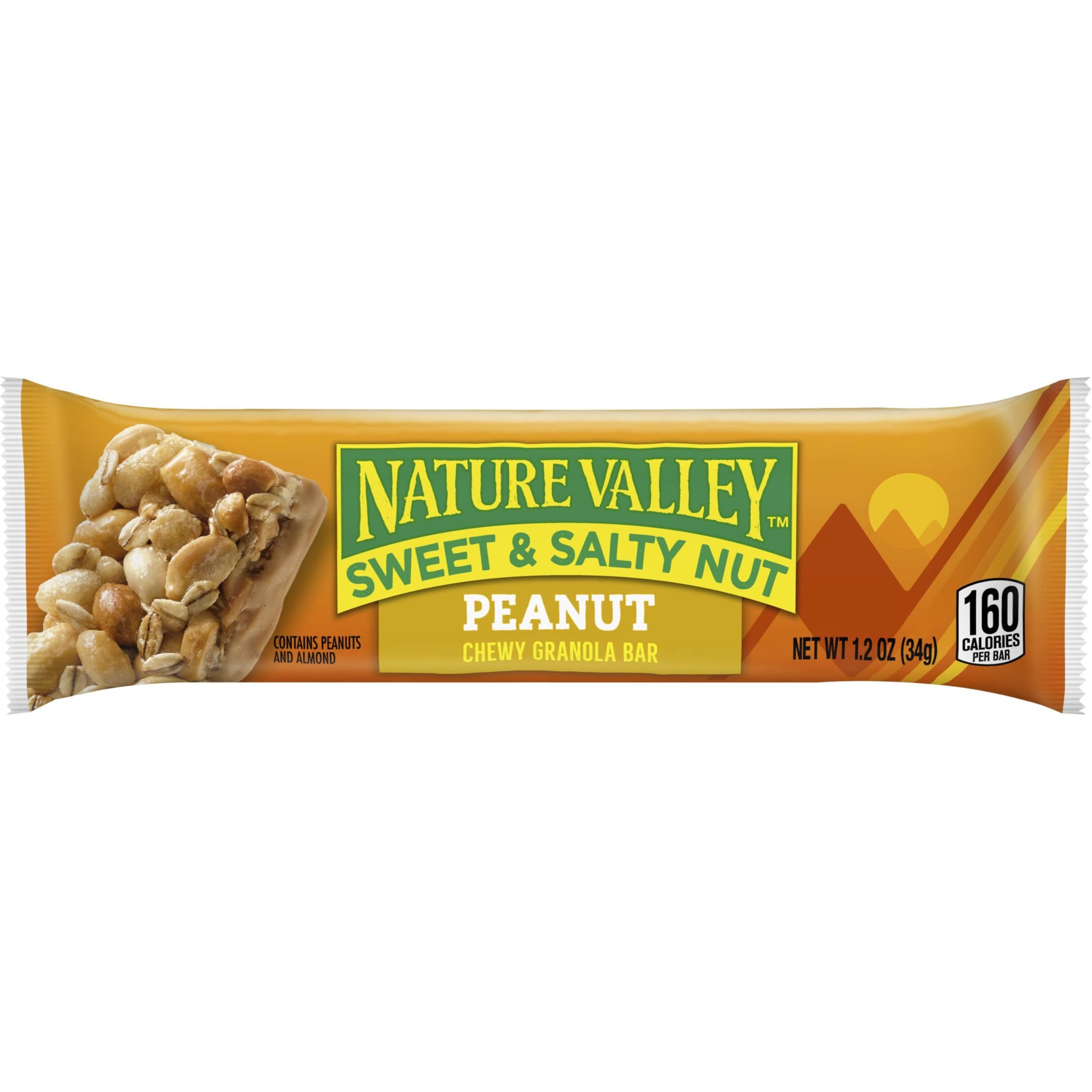Nature Valley Sweet & Salty Nut Granola bars, Peanut 1.2 Ounce (1 bar)