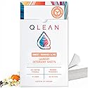 QLEAN Laundry Detergent Sheets Sweet Summer (10 Loads) - Travel Pack Plant-Based Biodegradable Laundry Strips, TSA-Friendly, Hypoallergenic, HE