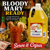 Cajun Chef Dill Brine - Perfect for Brining, Relieves Muscle Cramps, Bloody Mary's, Hydration, Recovery and More (1 Gallon (Pack of 2))
