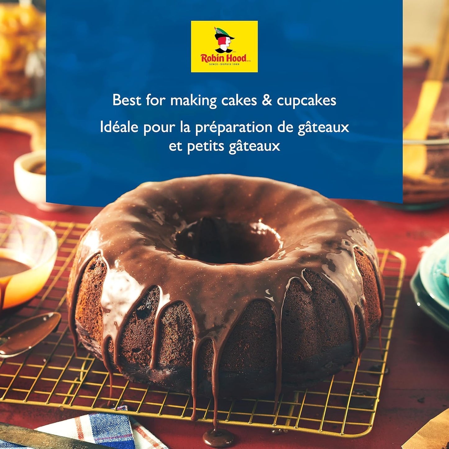 Robin Hood Best for Cake & Pastry Flour 2.5 Kilograms/5.51 Pounds {Imported from Canada}
