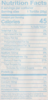 Maria & Ricardos Carb Bueno Whole Wheat Tortillas, 7.9 OZ