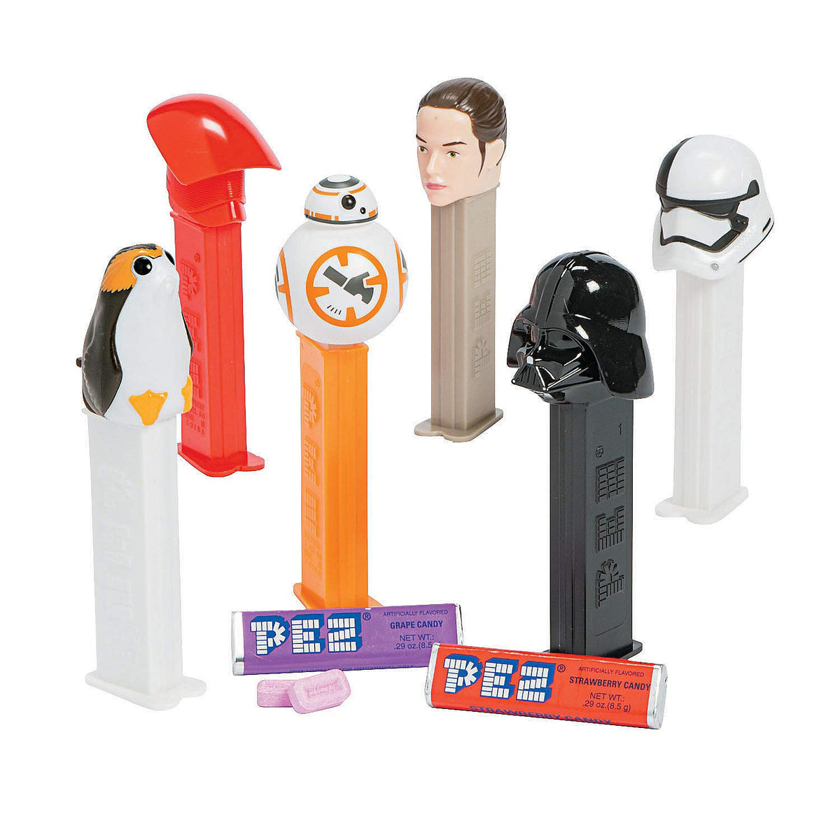 Fun Express - Star Wars Pez for Party - Edibles - Hard Candy - Dextrose - Party - 12 Pieces