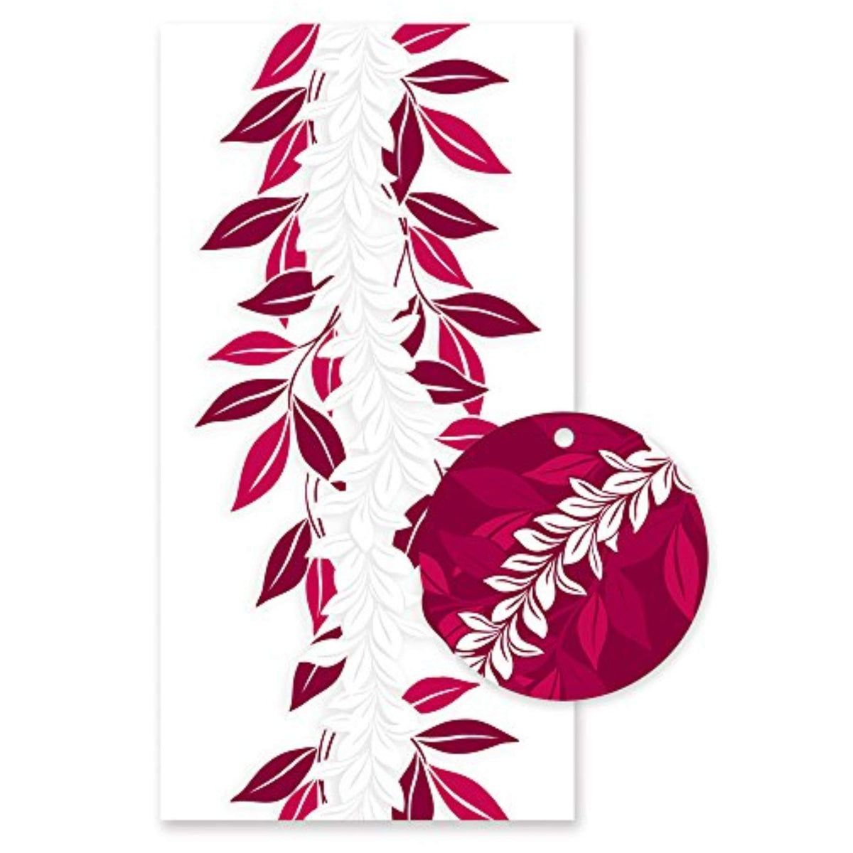 Hawaiian Candy Lei Kit Maile Maroon by Welcome to the Islands