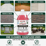 Citra-Shield Natural, Powerful Outdoor Cleaner, Multi-Use Formula, Powers Through Stains on Decks, Siding, Fences, Concrete, and More (1)