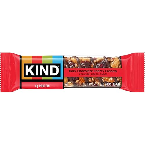 Kind Plus Dark Chocolate Cherry Cashew and Antioxidants Bar, 1.4 oz