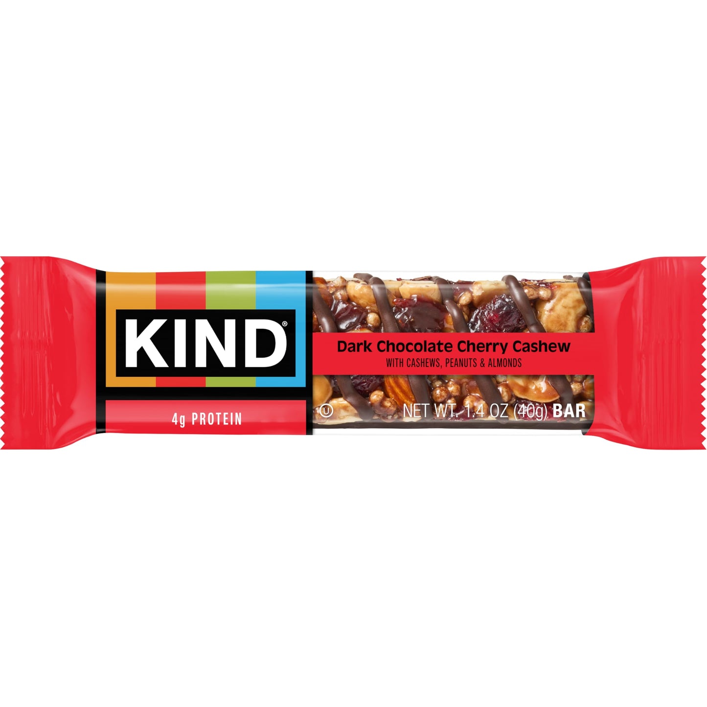 Kind Plus Dark Chocolate Cherry Cashew and Antioxidants Bar, 1.4 oz