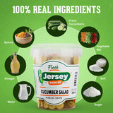 Jersey Pickles - Cucumber Salad (Quart) - Fresh, Keto-Friendly, and Perfect for Snacks, Sandwiches, or Salads - The perfect Pickle Jars Cornichon