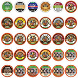 Crazy Cups Flavored Decaf Coffee Pods Variety Pack Sampler, Assorted Single Serve Decaffeinated Coffee Capsules for Keurig K Cups Brewers, 30 Flavored