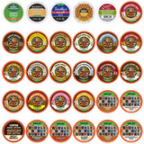 Crazy Cups Flavored Decaf Coffee Pods Variety Pack Sampler, Assorted Single Serve Decaffeinated Coffee Capsules for Keurig K Cups Brewers, 30 Flavored