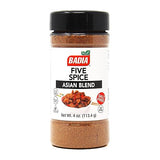 Badia Five Spice Asian Blend, 4 oz - Sweet Aromatic Flavor - Asian Fusion Blend of Anise, Cloves, Cinnamon, Fennel & Ginger, No Salt, Gluten Free