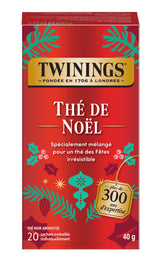 Twinings of London Christmas Black Tea, 20 Tea Bags (Pack of 6)