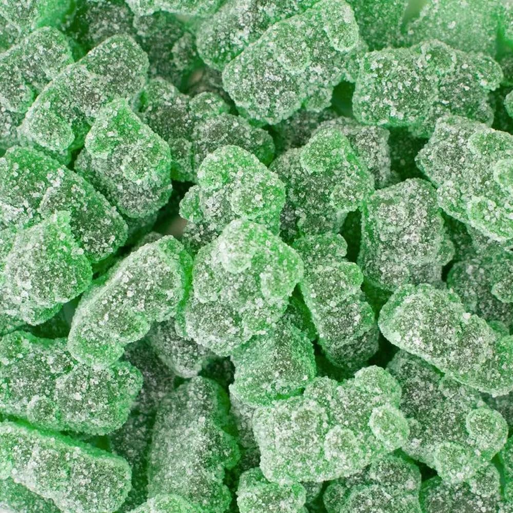 12 Pcs St. Patrick's Day Stickered Goodie Bags With Green Gummi Bears