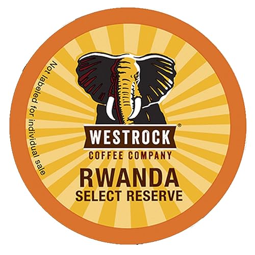 Westrock Coffee Company Rwanda Select Reserve Best Dark Roast Gourmet Single Serve Cups 12 Count (Pack of 3)