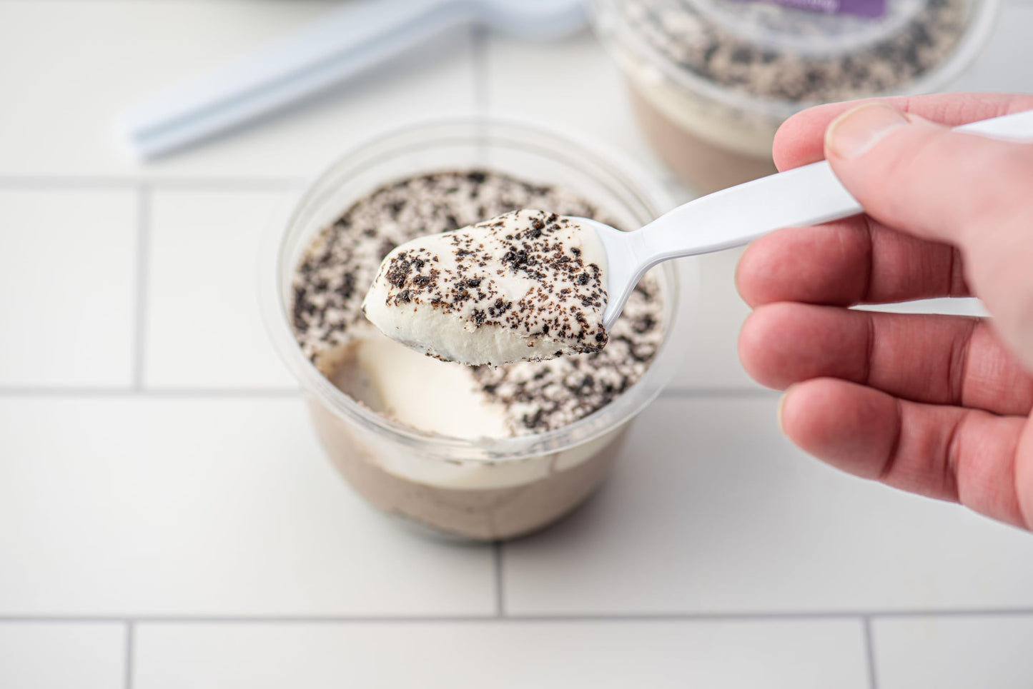 Our Specialty Cookies N Creme Parfait Cups, Single Serve Desserts, Frozen Treats, 4.5 Oz