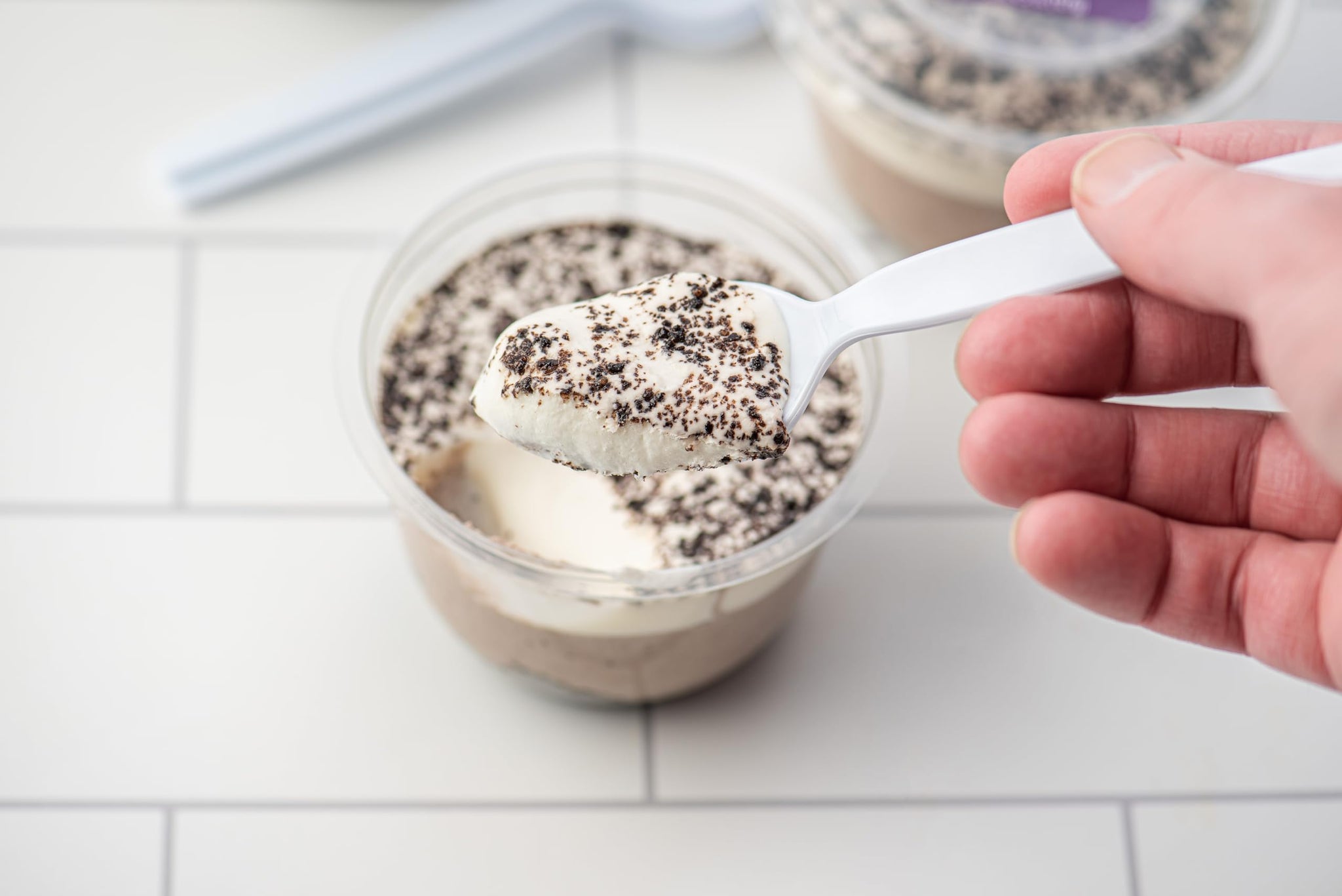 Our Specialty Cookies N Creme Parfait Cups, Single Serve Desserts, Frozen Treats, 4.5 Oz