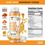 Taste Flavor Co. Grilling, Dipping Sauce and Marinade, Great Tasting, Low-Calorie Sauces, Keto Friendly, No Oils (3 Pack, Spicy Garlic Parm)
